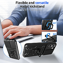 PC + TPU чехол Camshield armor на OPPO Reno 14 FS / черный, фото 5