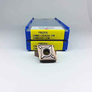 CNMG120404-EM YBG205 ZCC.CT (Нержавіюча сталь) Твердосплавна пластина, фото 1