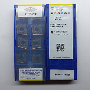 CNMG120404-EM YBG205 ZCC.CT (Нержавіюча сталь) Твердосплавна пластина, фото 2