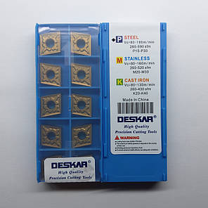 CNMG120404-TM LF9018 DESKAR (Сталь) Твердосплавна пластина, фото 2