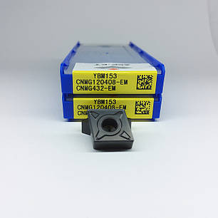 CNMG120408-EM YBM153 ZCC.CT (Нержавіюча сталь) Твердосплавна пластина, фото 1