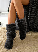 Жіночий довкий теплий халат з чобітками (р.S-M,L-XL,2XL-3XL) Туреччина, фото 9