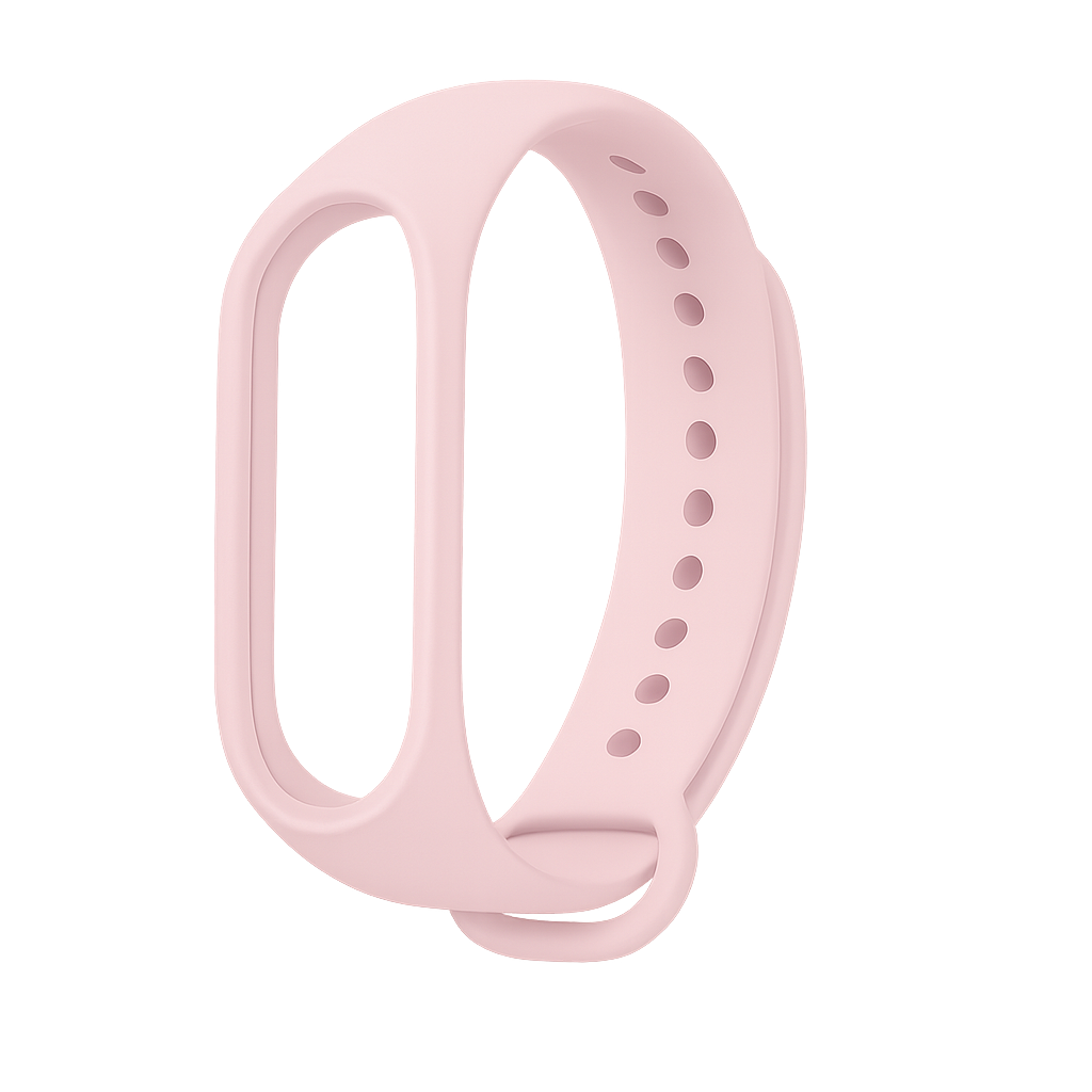 Ремінець для Xiaomi Mi Band 3/4 силіконовий, браслет для фітнес-трекера, Light Pink