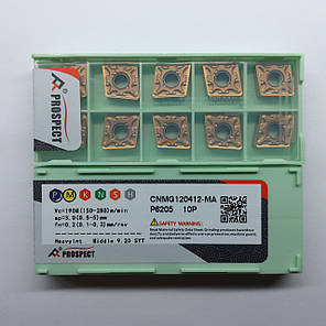 CNMG120412-MA P6205 PROSPECT (Сталь, Нержавіюча сталь) Твердосплавна пластина, фото 2