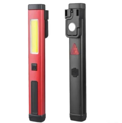 Ліхтар робоче світло на магніті (COB+XPE+RED LED) PL-376, фото 1