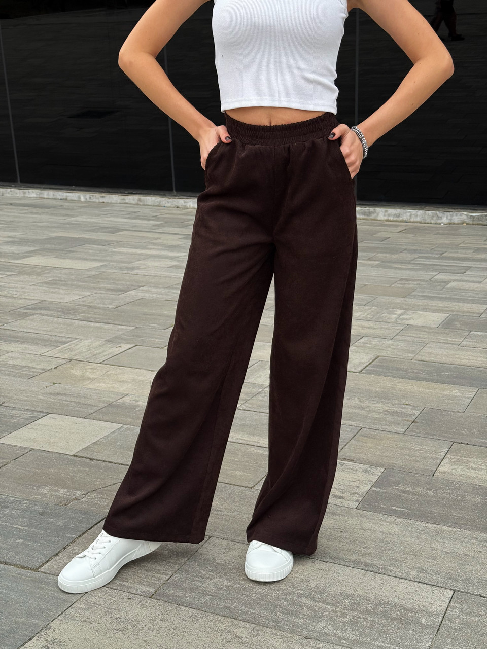 Жіночі вельветові штани палаццо "Garda" | Норма і батал, фото 1