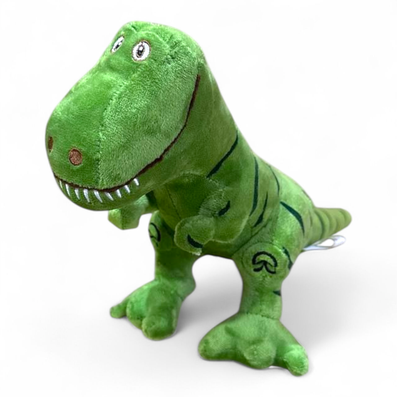 Динозавр RESTEQ зеленого кольору 40 см. Плюшева м`яка іграшка Динозавр Тиранозавр, фото 1