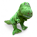 Динозавр RESTEQ зеленого кольору 40 см. Плюшева м`яка іграшка Динозавр Тиранозавр, фото 2