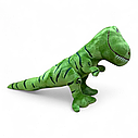 Динозавр RESTEQ зеленого кольору 40 см. Плюшева м`яка іграшка Динозавр Тиранозавр, фото 3
