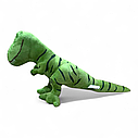 Динозавр RESTEQ зеленого кольору 40 см. Плюшева м`яка іграшка Динозавр Тиранозавр, фото 4