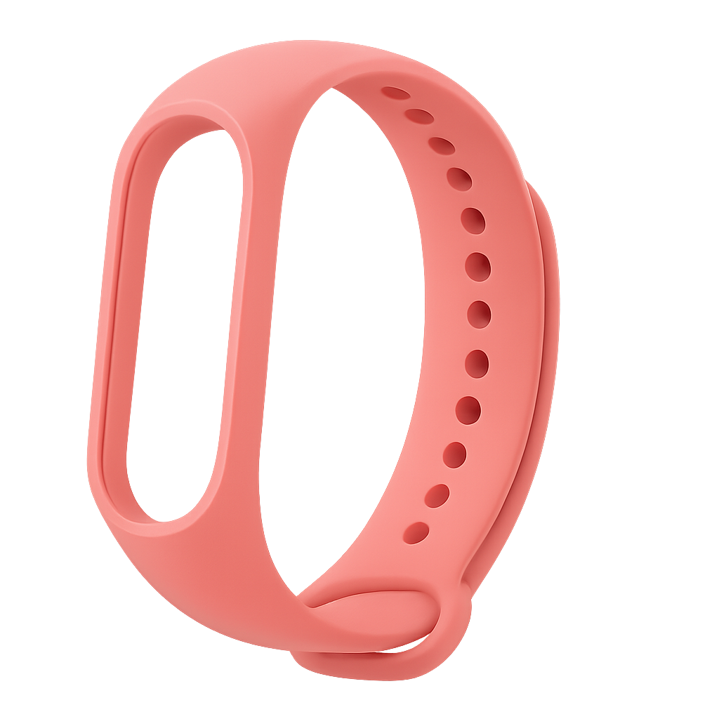 Ремінець для Xiaomi Mi Band 3/4 силіконовий, браслет для фітнес-трекера, Coral Pink
