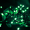 Гірлянда 40 м "Ніть" на зеленому дроті 600 LED Різнобарвний/Світолодна новорічна гірлянда, фото 4
