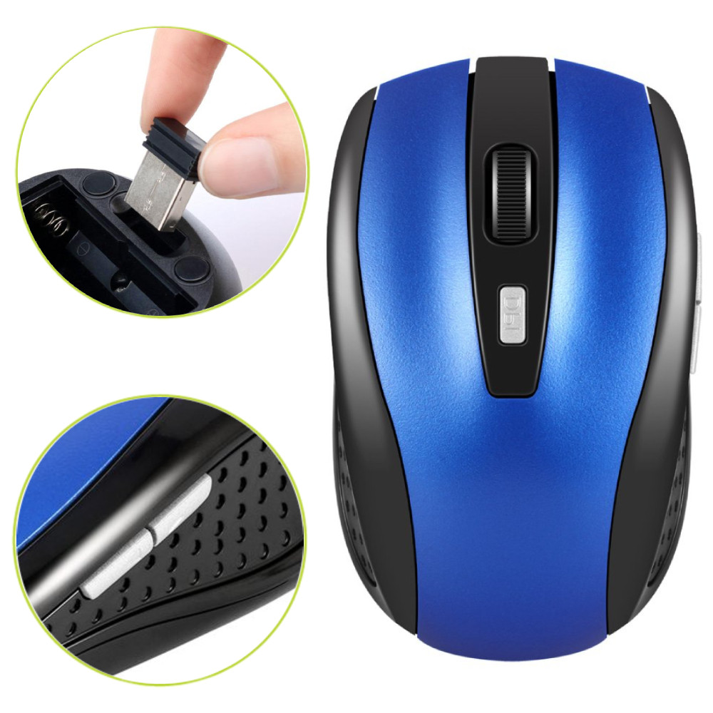 Бездротова оптична миша G109 / USB мишка для комп'ютерів та ноутбуків / Компактна комп'ютерна миша, фото 1