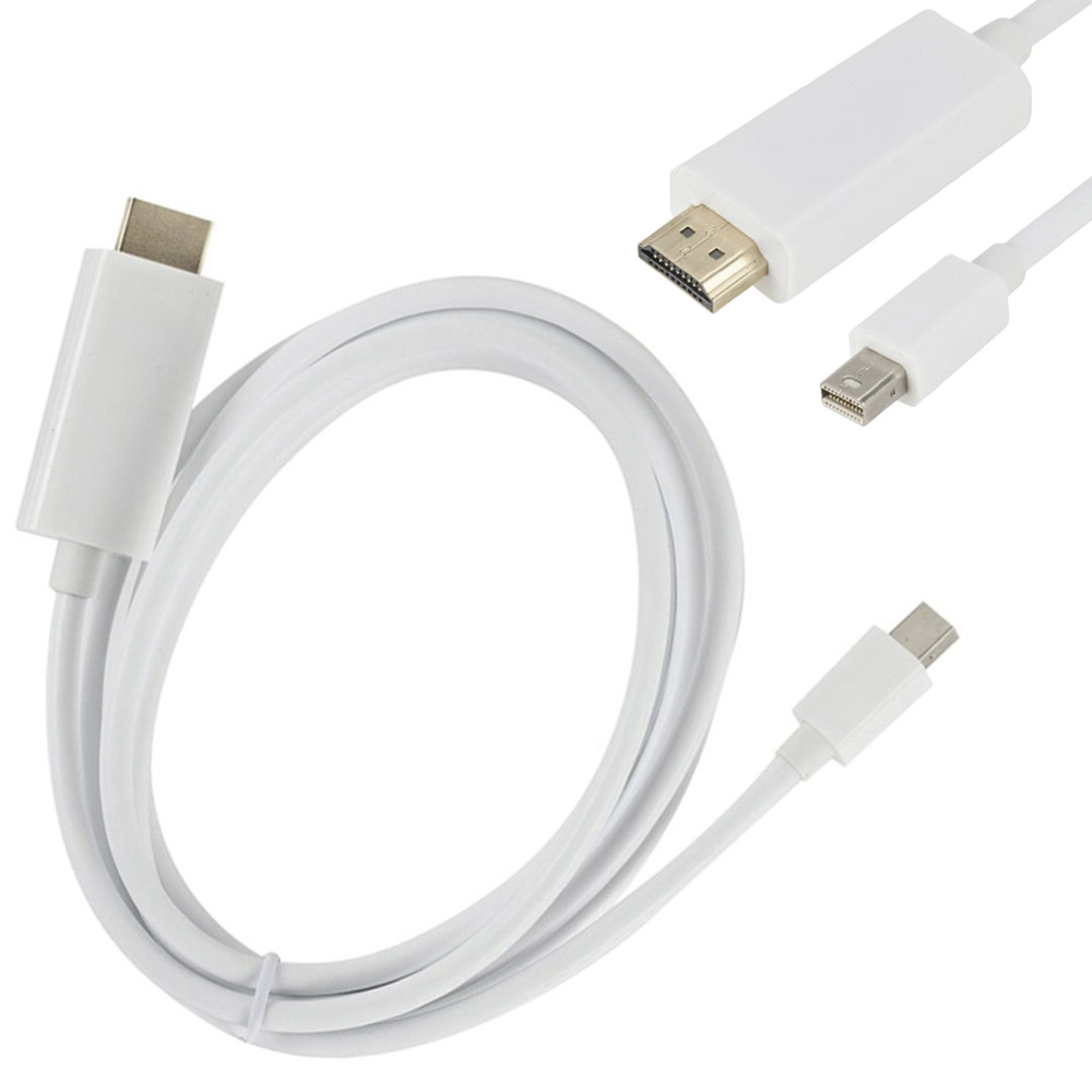 Конвертер з Mini DisplayPort (тато) на HDMI (тато) 1,8 м / Перехідник-адаптер mini DisplayPort - HDMI, фото 1