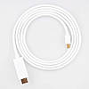 Конвертер з Mini DisplayPort (тато) на HDMI (тато) 1,8 м / Перехідник-адаптер mini DisplayPort - HDMI, фото 3