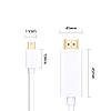 Конвертер з Mini DisplayPort (тато) на HDMI (тато) 1,8 м / Перехідник-адаптер mini DisplayPort - HDMI, фото 9