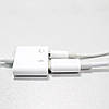 Адаптер Lightning M на Lightning 2F, J-008 / Перехідник на навушники айфон для музики із зарядкою, фото 8