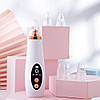 Вакуумний апарат для чищення пор Pore Cleaner MA-59 + 6 насадок / Бездротовий очищувач шкіри обличчя від чорних цяток, фото 8