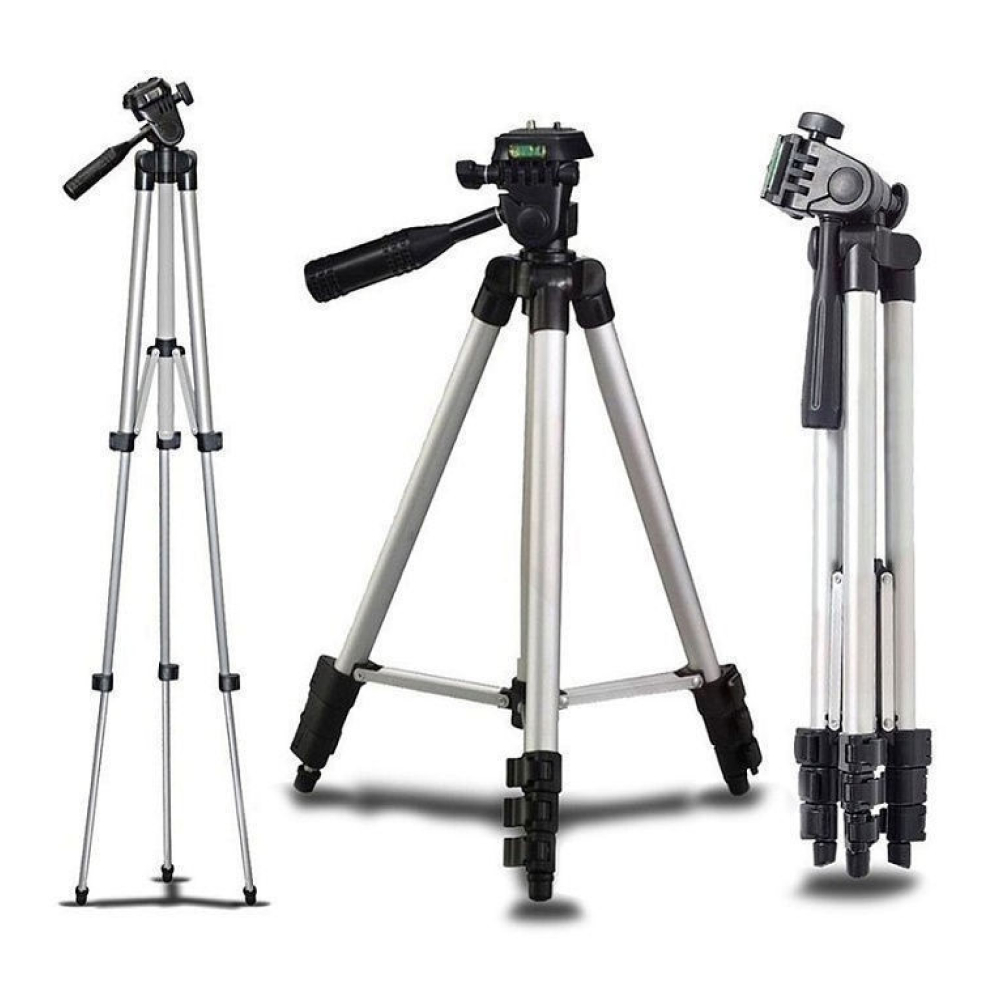 Універсальний штатив (35-105см) для телефону та камери 3110 / Регульована тринога трипод для відеотехніки, фото 1