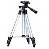 Універсальний штатив (35-105см) для телефону та камери 3110 / Регульована тринога трипод для відеотехніки, фото 3