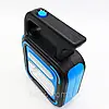 Ручний ліхтар USB із сонячною панеллю та повербанком, 1200мАч, COB+LED, JD-925, Синій / Світлодіодний прожектор, фото 8