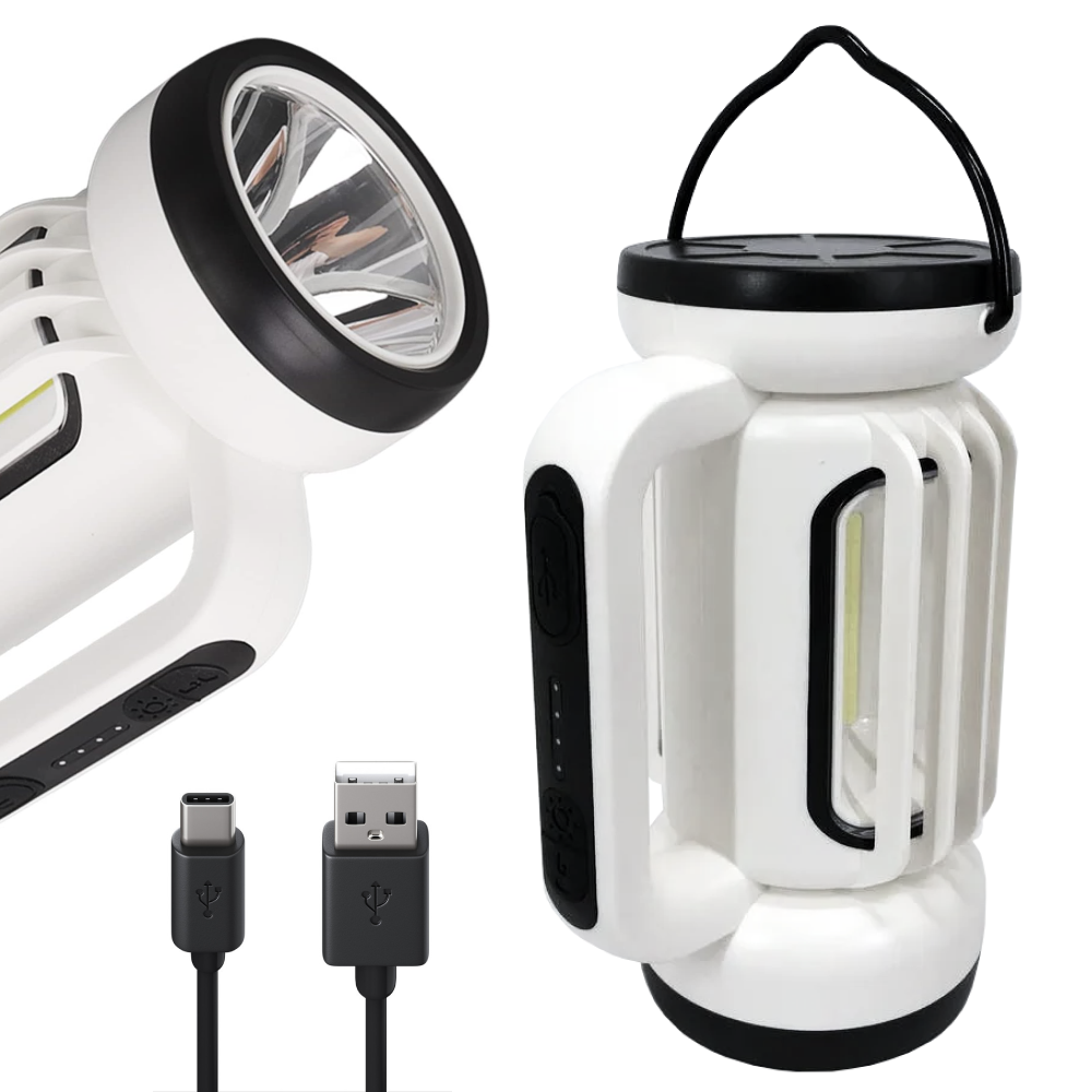 Акумуляторний ліхтар для кемпінгу, з USB, CH-22023-COB / Переносний ліхтар з PowerBank, фото 1