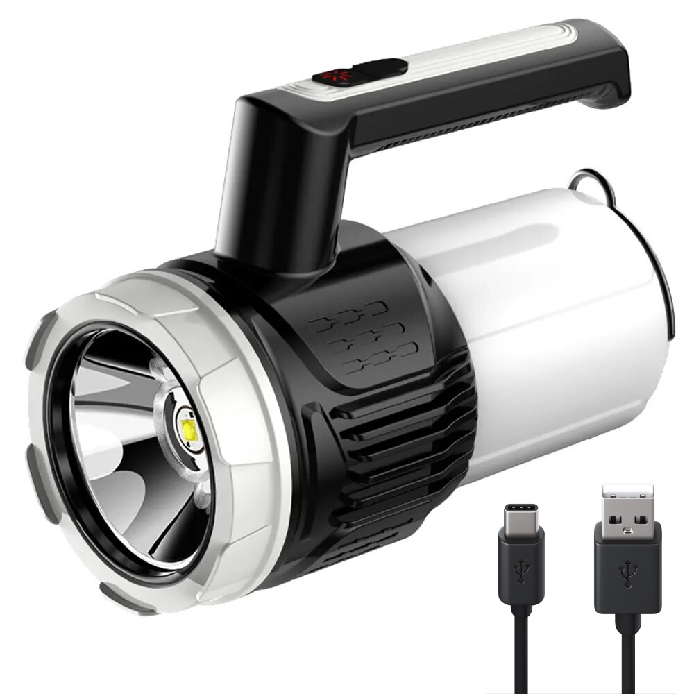 Переносний кемпінговий ліхтар, CH-22031-XPG+LED, від USB / Акумуляторний ліхтар для кемпінгу, фото 1