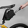 Велосипедний насос 2121 з насадками / Ручний велонасос / Насос для велосипеда / Велонасоси, фото 7