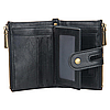 Чоловічий гаманець 13х10х3 см, Baellerry D3226 зі штучної шкіри, Чорний / Чоловічий портмоне в стилі ретро, фото 5