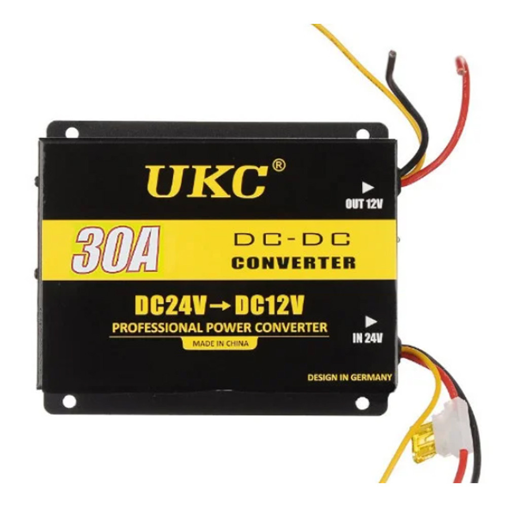Автомобільний інвертор 30A / Перетворювач напруги DC/DC 24В-12В / Автоінвертор, фото 1