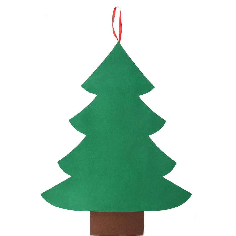 Дитяча новорічна ялинка з фетру 100 см, Без іграшок / Фетрова ялинка / Безпечна новорічна ялинка для дітей, фото 1