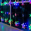 Гірлянда штора від мережі 3*1,8 м 120LED, Зіркопад XMAS Multi, Мультиколор / Світлодіодна гірлянда на вікно, фото 8