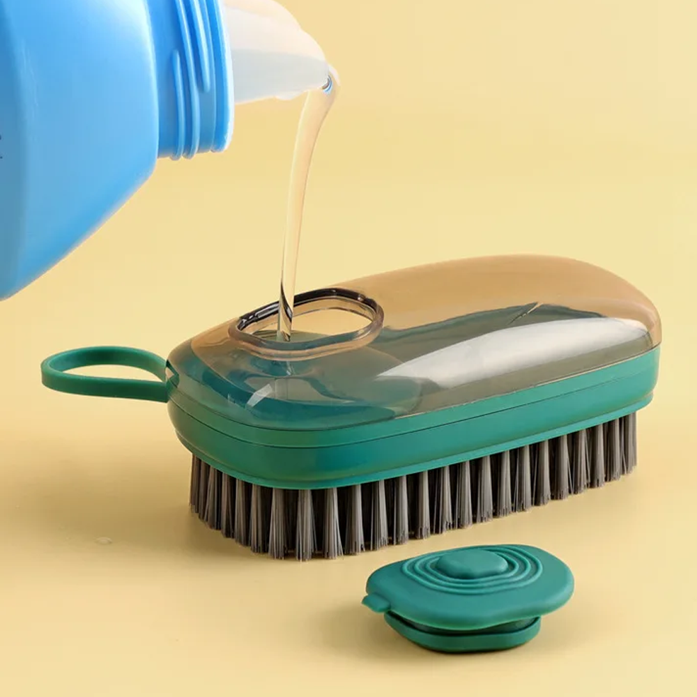 Універсальна щітка, що чистить 3в1, з дозатором, Hudraulic Cleaning Brush HX8818 / Щітка для прибирання, фото 1