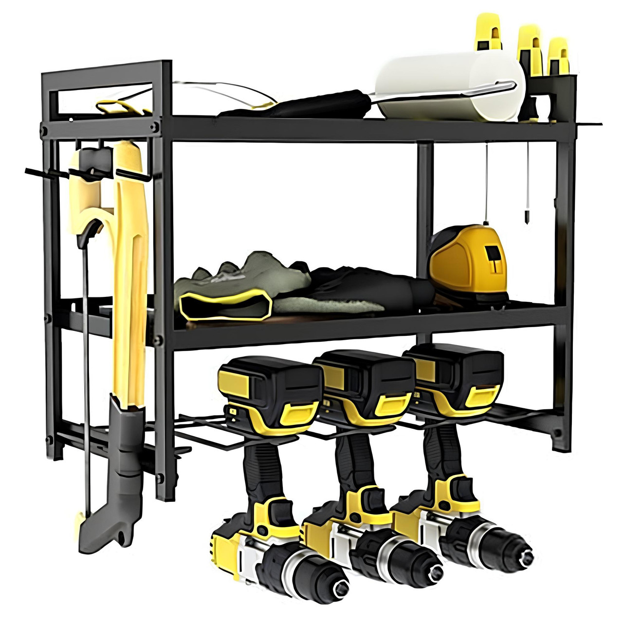 Настінний органайзер для інструментів 49х34х20.4см, MZY-856 / Металева полиця органайзер для інструментів, фото 1