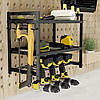 Настінний органайзер для інструментів 49х34х20.4см, MZY-856 / Металева полиця органайзер для інструментів, фото 4