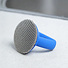 Скребок з ручкою для посуду CLEANING BRUSH AND-3, Синій / Універсальна металева щітка для прибирання, фото 3