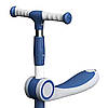 Дитячий самокат триколісний з підсвічуванням коліс / Самокат беговел / Самокат з сидінням / Самокат для дітей, фото 7