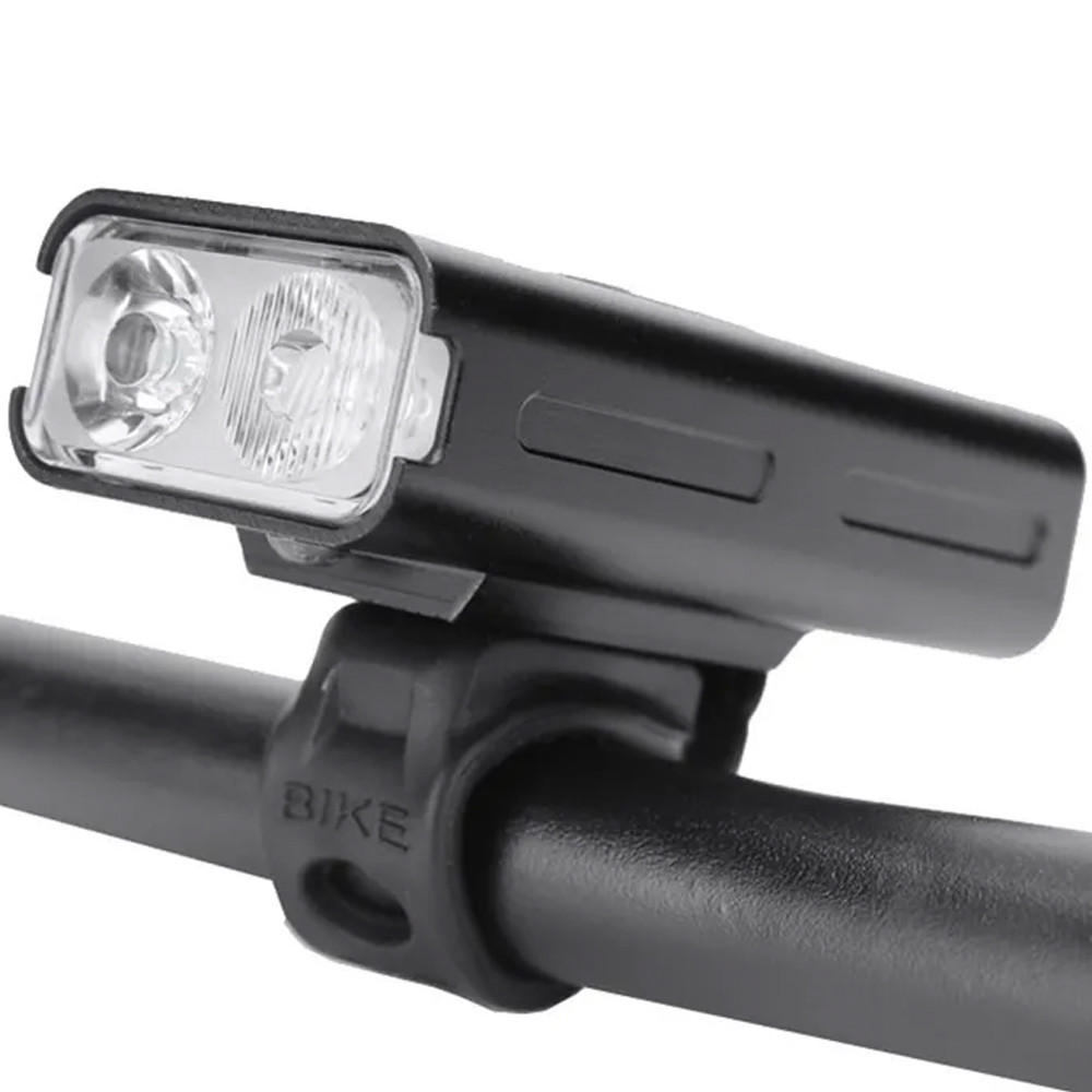 Велоліхтар BK-04Pro-2T6 із вбудованим акумулятором / Велосипедний ліхтар з індикацією заряду, фото 1