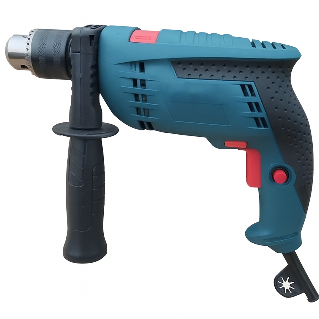 Електричний дриль ударний 13мм, 500Вт, від мережі 220В / Мережевий шуруповерт / Електродриль, фото 1