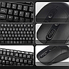 Комплект бездротові комп'ютерна миша та клавіатура Wireless CMK-329 / Ігровий комплект периферії з Bluetooth, фото 4