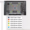 Кронштейн для телевізора на стіну 32"-60", до 36.5 кг, EL-P5 / Настінне кріплення для телевізора, фото 8