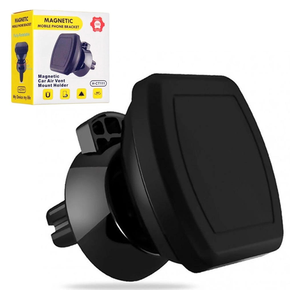Автотримач магнітний H-CT111 / Магнітний тримач для телефону в машину / Автомобільний тримач телефону, фото 1