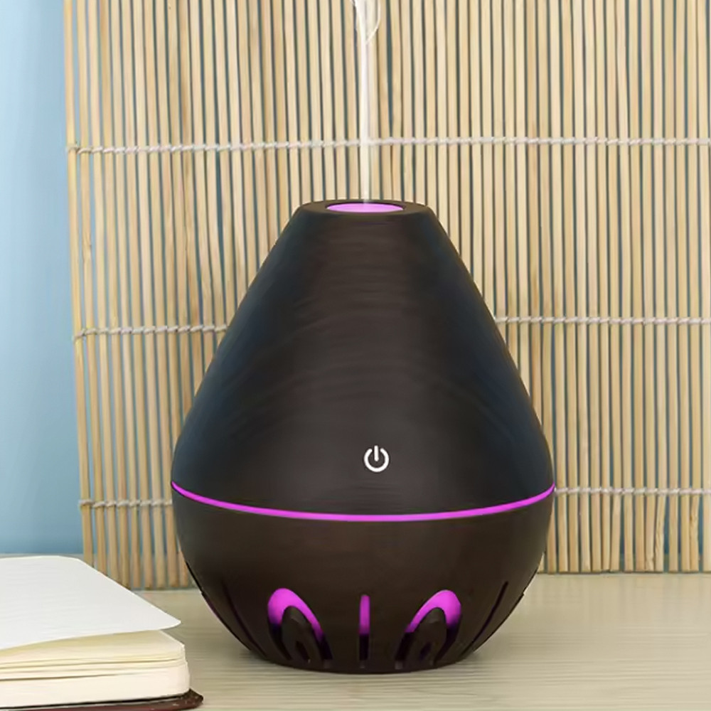 Зволожувач повітря від USB, UltrasoniAroma Humidifier (MA2304-49) Темне дерево/Аромодифузор для дому, фото 1