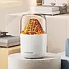 Зволожувач повітря LAMP JSQ-1, 280 мл, Вулкан, Білий / Аромадифузор нічник для дому, фото 5