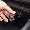 Автомобільний зарядний пристрій 2хType-C, USB, HZ HC13 / АЗУ-адаптер / Зарядка від прикурювача, фото 2