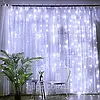 Гірлянда штора від мережі, 3х2, 5м, 480 LED, AD-50547, Холодне світло / Новорічна гірлянда на вікно, фото 5