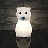 Дитячий нічник з сенсорним управлінням «Ведмедик» від USB / Сенсорний LED світильник / Силіконовий нічник для дітей, фото 9