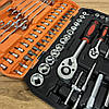 Набір інструментів для авто в кейсі, 78 предметів / Набір головок з тріскачкою / Набір біт / Набір ключів, фото 7