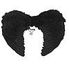 Крила Ангела 45х30см, MA26-189, Чорні / Крила Амура / Ангельські крила / Крила на Хеллоуїн, фото 7