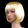 Карнавальний перука Каре Блонд / Перука каре / Перука для косплея / Перука на Хелловін, фото 2